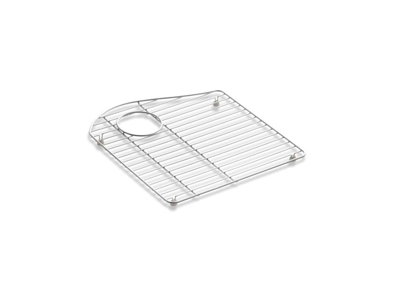 KOHLER K-6160 Lawnfield Stainless steel sink rack, 15-13/32" x 16-1/2", for left-hand bowl