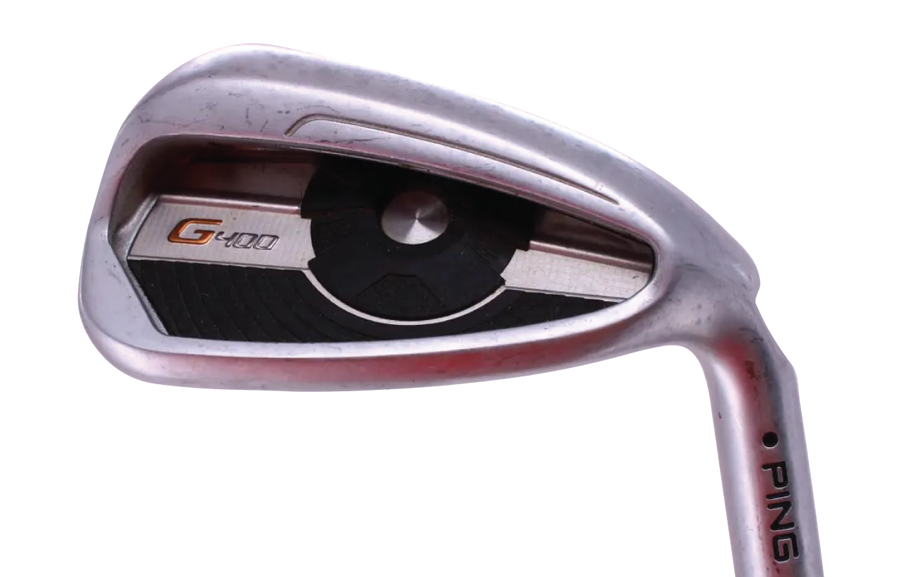 Pre-Owned Ping G400 Iron Set Graphite MRH Soft Regular 5-PW Irons [Ping Alta Cb Awt Graphite] -1" Orange Dot *Value*