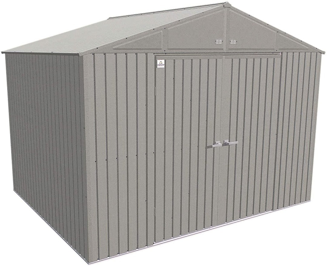 Arrow Shed Elite Outdoor Lockable Steel Storage Shed Building - 10' x 8'