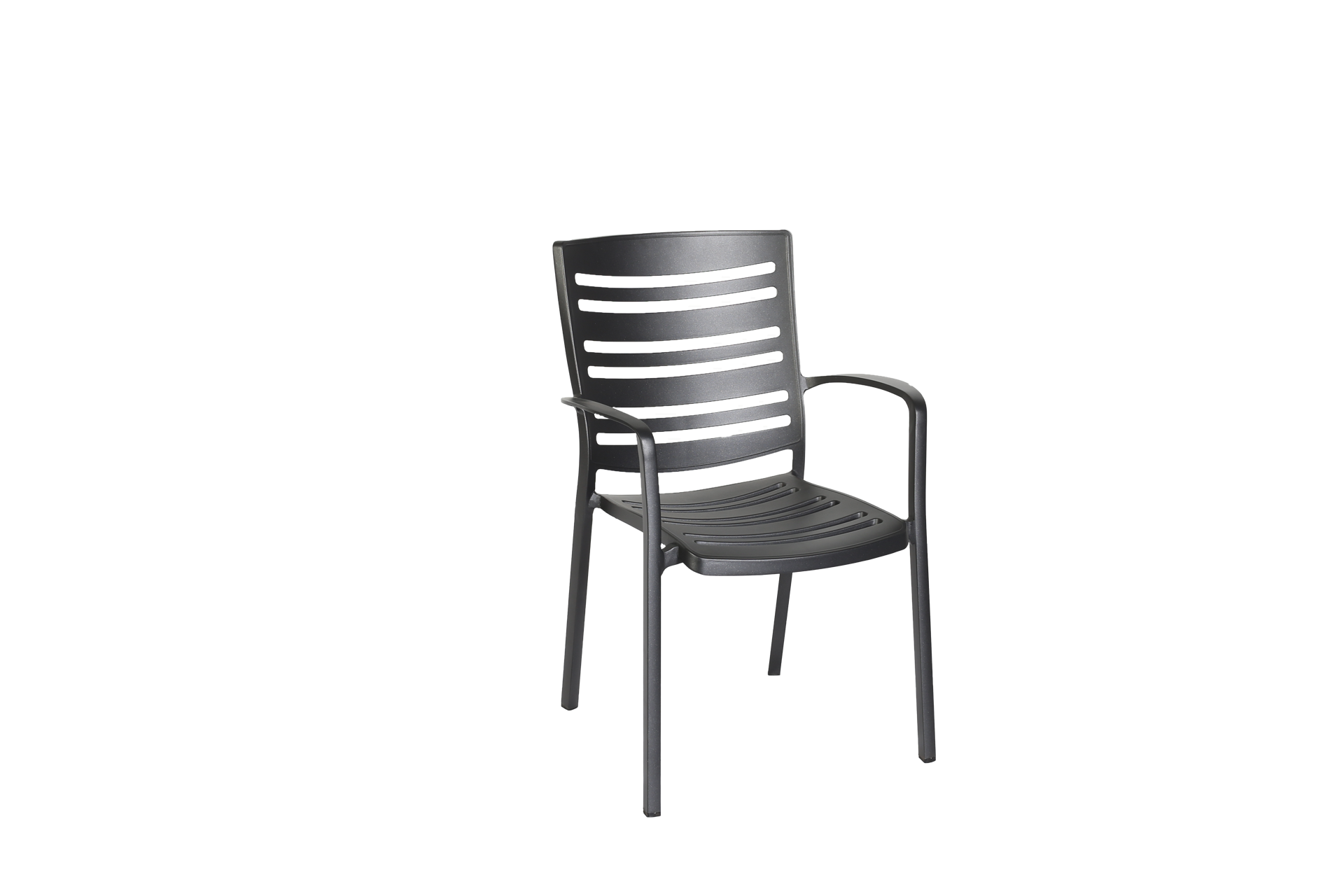 Comfort Care Aluminum Cleo Outdoor Dining Chairs - Stackable Set of 4