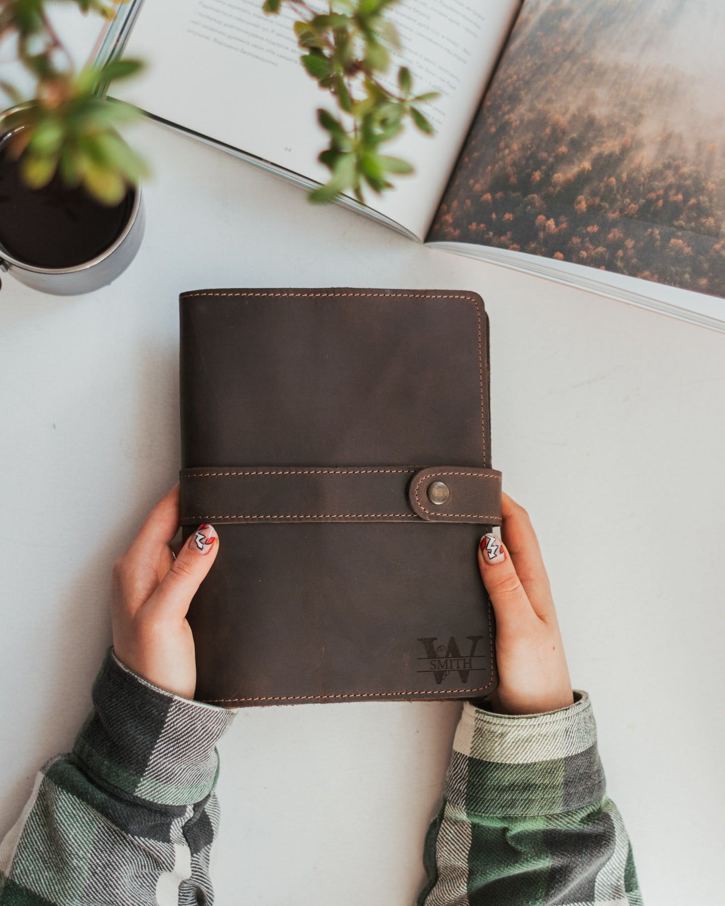 LEATHER NOTEBOOK ENGRAVED